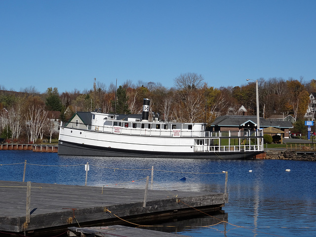 Old excursion boat on Moosehead Lake, Maine