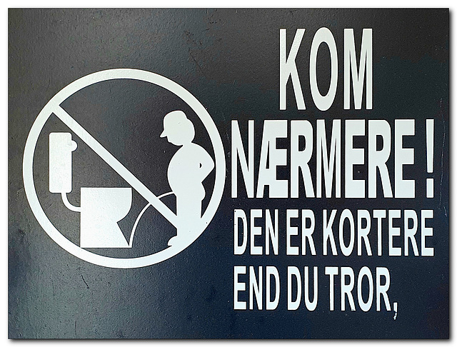 Toilettenschild