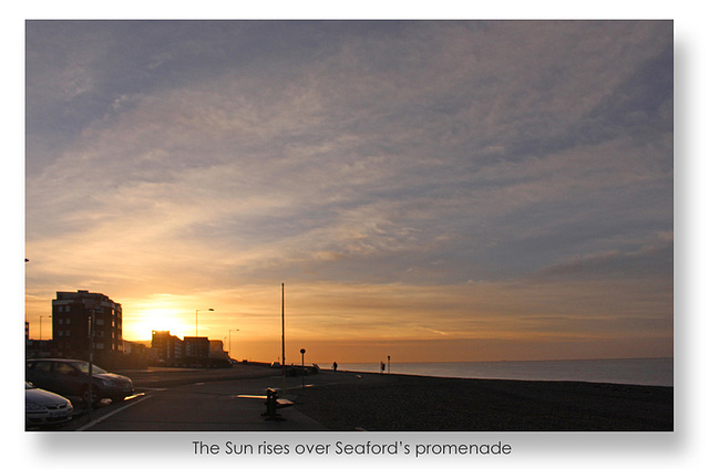 Seaford sunrise - 28.1.2016