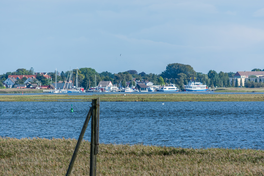 Blick auf den Barther Bodden Richtung Zingst