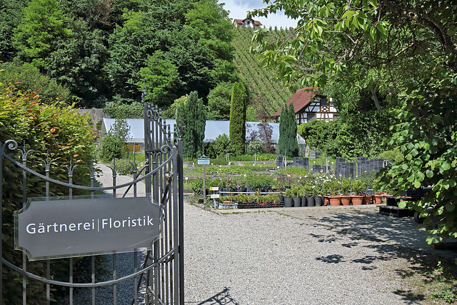 Kartause Ittingen - Eingang zur Gärtnerei