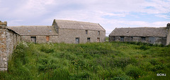 Abandoned threshing mill downstream of the Mill of Eyrland