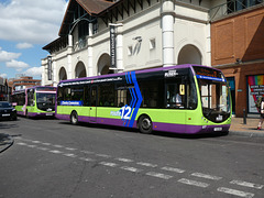 Ipswich Buses 87 (YJ12 GWA) and 98 (YJ12 GWP) - 8 Jul 2022 (P1120380)