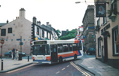 Lancashire United (Blazefield) 702 (W702 BFV) in Clitheroe – 30 May 2001 (467-8)