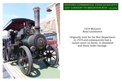 1919 McLaren Road Locomotive 10nph HCVS Brighton 12 5 2024