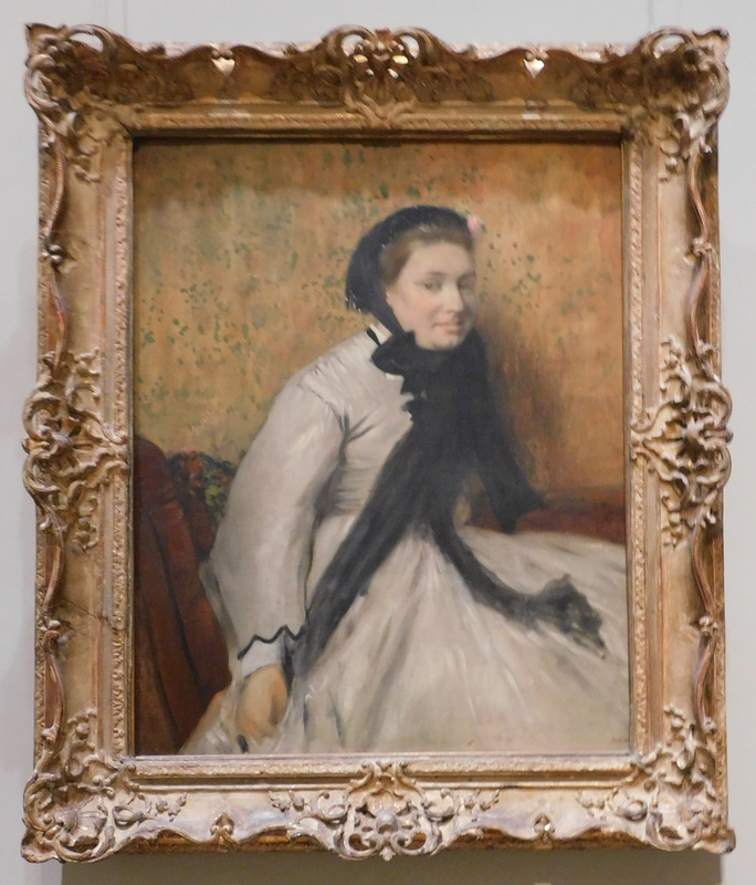 Portrait of a Woman in Gray by Degas in the Metropolitan Museum of Art, December 2023