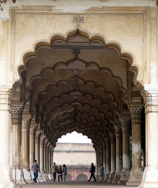 Agra Fort- Diwan-i Aam (Hall of Public Audience)