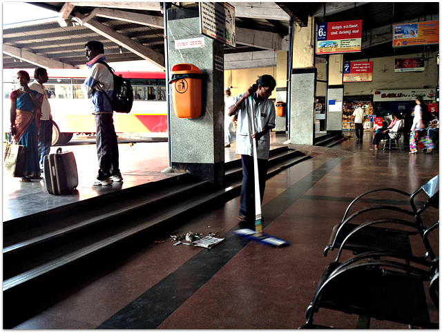 KSRTC Bus stop