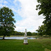 Sweden, Stockholm, A lone statue in Drottningholm Park