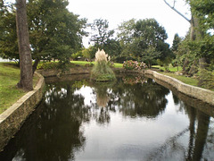 River Gonde crossing the garden.