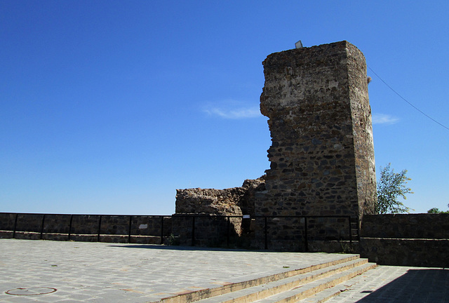 Ruins of tower.