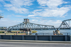 Drehbarer Teil der Meiningenbrücke