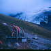 take a bath,near the  jungfrau glacier