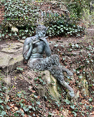 Der 'Flötenspieler' in Thieles Garten