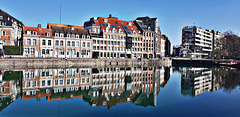Balade au bord du Canal   de Lille.