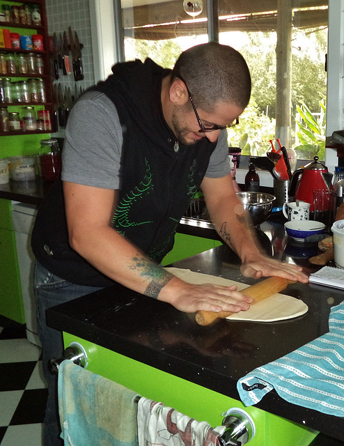 William makes palmiers