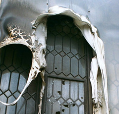 Vandal Damage, Redundant Church of Holy Trinity,  Birmingham