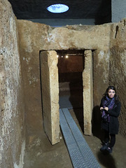 Egnathia : tombe messapienne sous le musée.