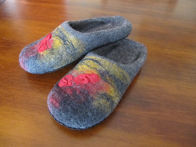 felted slippers