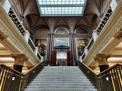 Treppenhaus der Hamburger Kunsthalle (2 x PiP)