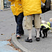 attroupement de gilets jaunes