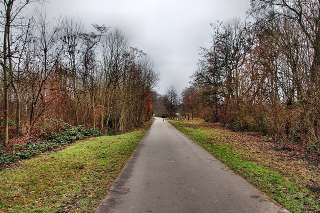 Radweg Zollvereinbahn, Knotenpunkt 60 (Essen-Schonnebeck) / 21.01.2023