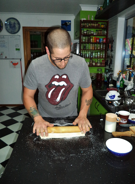 William makes palmiers