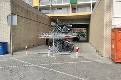 New bicycle parking