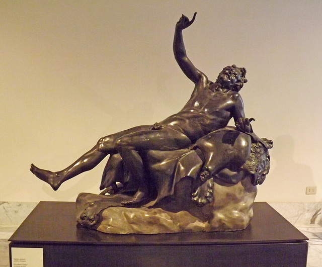 Drunken Satyr from the Villa dei Papiri in the Naples Archaeological Museum, June 2013