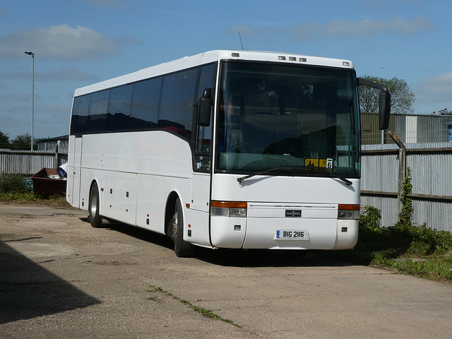 Dereham Coachways BIG 2216 (W17 APT) at the East Dereham premises - 8 May 2022 (P1110520)