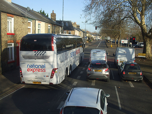 DSCF5736 Whippet Coaches (National Express contractor) NX24 (BV67 JZH) in Cambridge - 12 Dec 2018