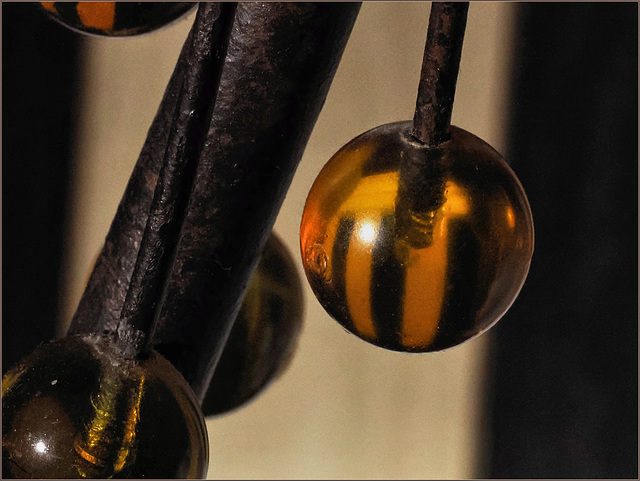 Part of a lamp in the diningroom