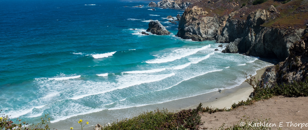 Carmel Drive Along Big Sur Ocean View 002