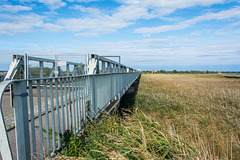 Fußweg an der alten Meiningenbrücke