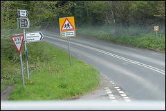 Enford signage clutter