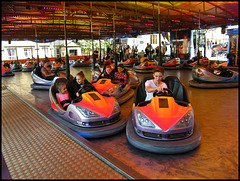 fairground dodgem cars