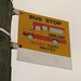 Bus Stop sign in Church Lane, Barton Mills - 15 Oct 1988