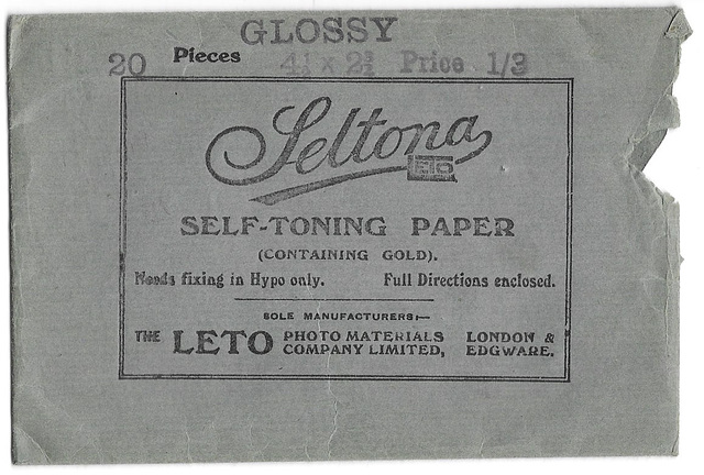 Seltona self-toning paper glossy Leto - envelope