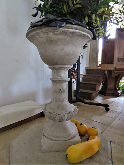 lawford church, essex (69) c18 font