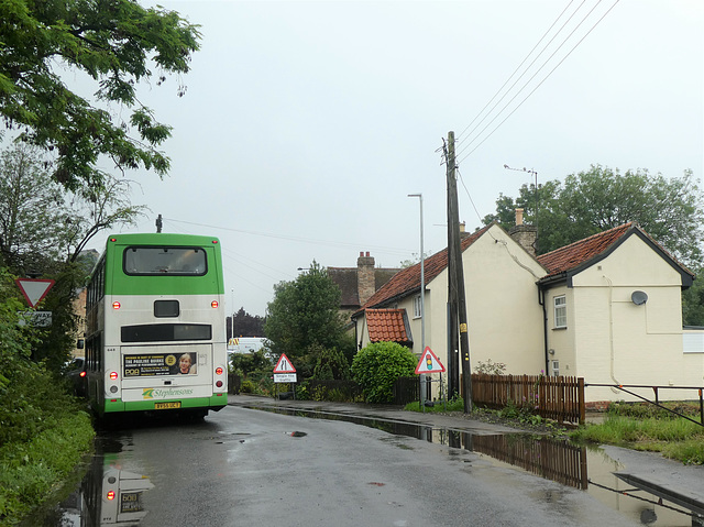 Stephensons 648 (BV55 UCT) in Station Road, Barton Mills - 25 Jun 2019 (P1020859) Stephensons 648 (BV55 UCT) in Station Road, Barton Mills - 25 Jun 2019 (P1020859)