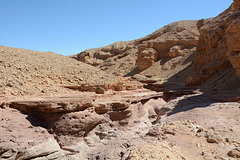 Israel, The Mountains of Eilat, Western Entrance to Red Canyon