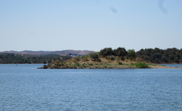 Alqueva reservoir, River Guadiana.