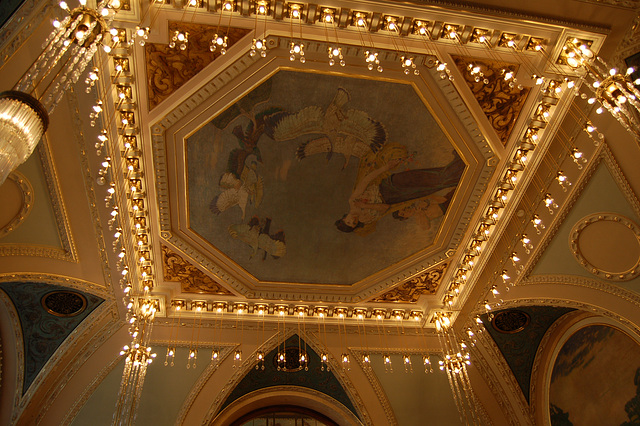 Ceiling Detail, Municipal House, Náměstí Republiky, Prague