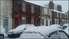 winter in a terraced street
