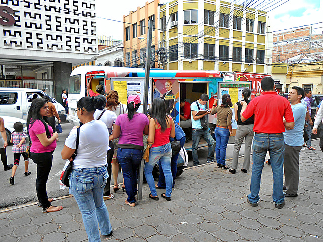 Centre de Tegucigalpa-Hondures-Unidad Móbil de Empleo.