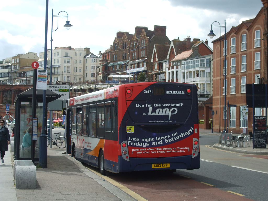 Stagecoach (East Kent) 36871 (GN13 EYF) in Ramsgate - 30 May 2015 (DSCF9452)