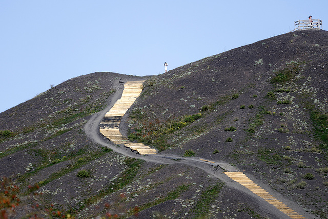 Renovation de l'escalier du terril