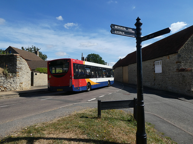 Stagecoach Midlands 37050 (YX63 ZWU) in Great Doddington -7 Aug 2022 (P1120867)
