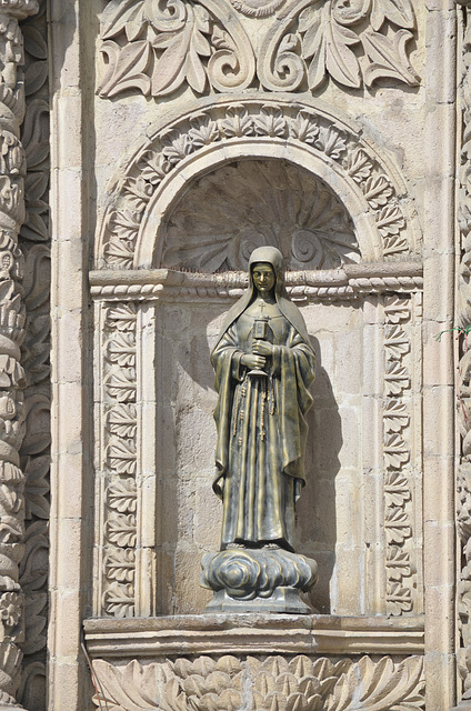 La Paz, San Francisco Cathedral, Sculpture on the Right of the Entrance Gate