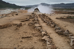 The Namafjall geothermal field, Crateras